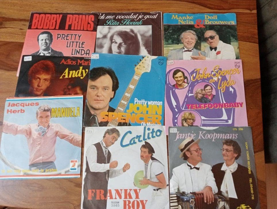 Diverse verzameling vinyl singles (7 inch), Gebruikt, 7 inch, Ophalen of Verzenden, Pop