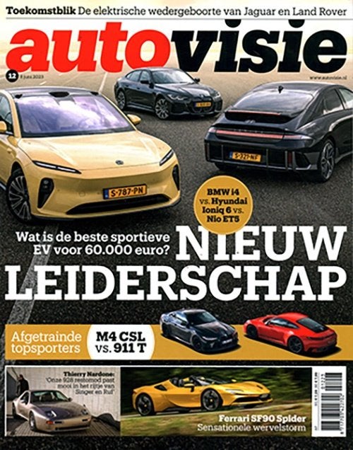 Autovisie 12 2023 : Ferrari SF90 Spider - BMW M4 - Porsche, Ophalen of Verzenden, Gelezen, Algemeen