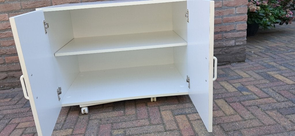 Opzetkast 2 stuks wit, Ophalen, Gebruikt, 50 tot 100 cm, Minder dan 100 cm
