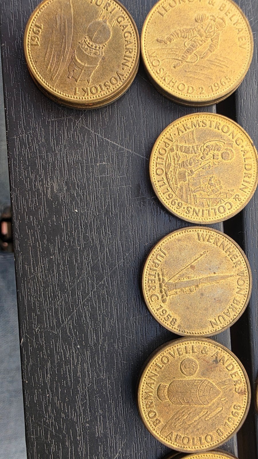 Verzameling van Shell historische herdenkingsmunten, Ophalen of Verzenden, Brons, Nederland