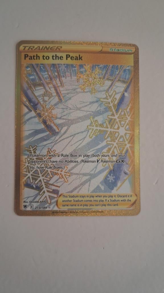 Path to the Peak pokemon trainer kaart 213/189, Ophalen of Verzenden, Nieuw, Losse kaart