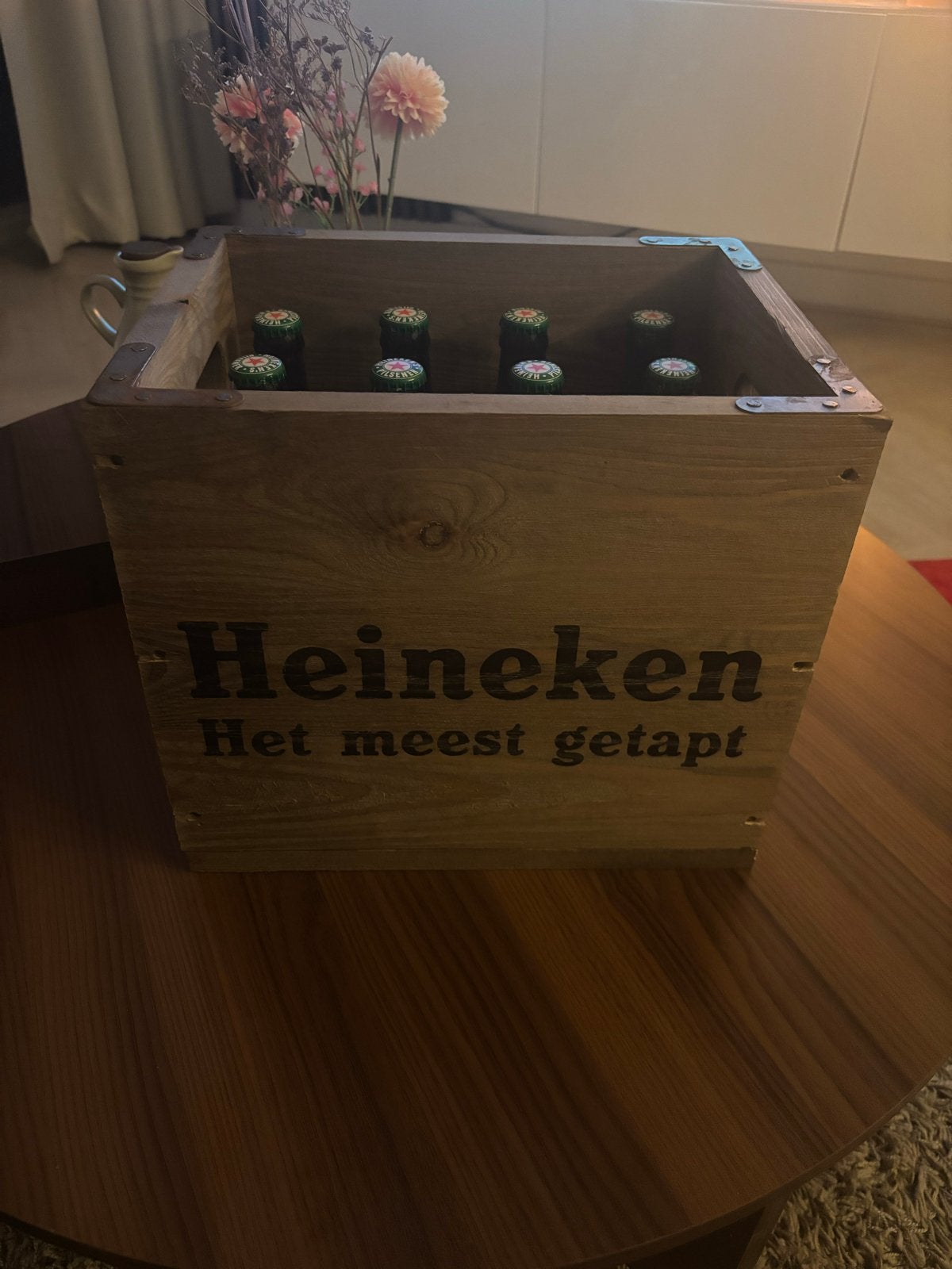 Heineken jubileum krat inclusief 12 flesjes, Ophalen of Verzenden, Nieuw, Gebruiksvoorwerp