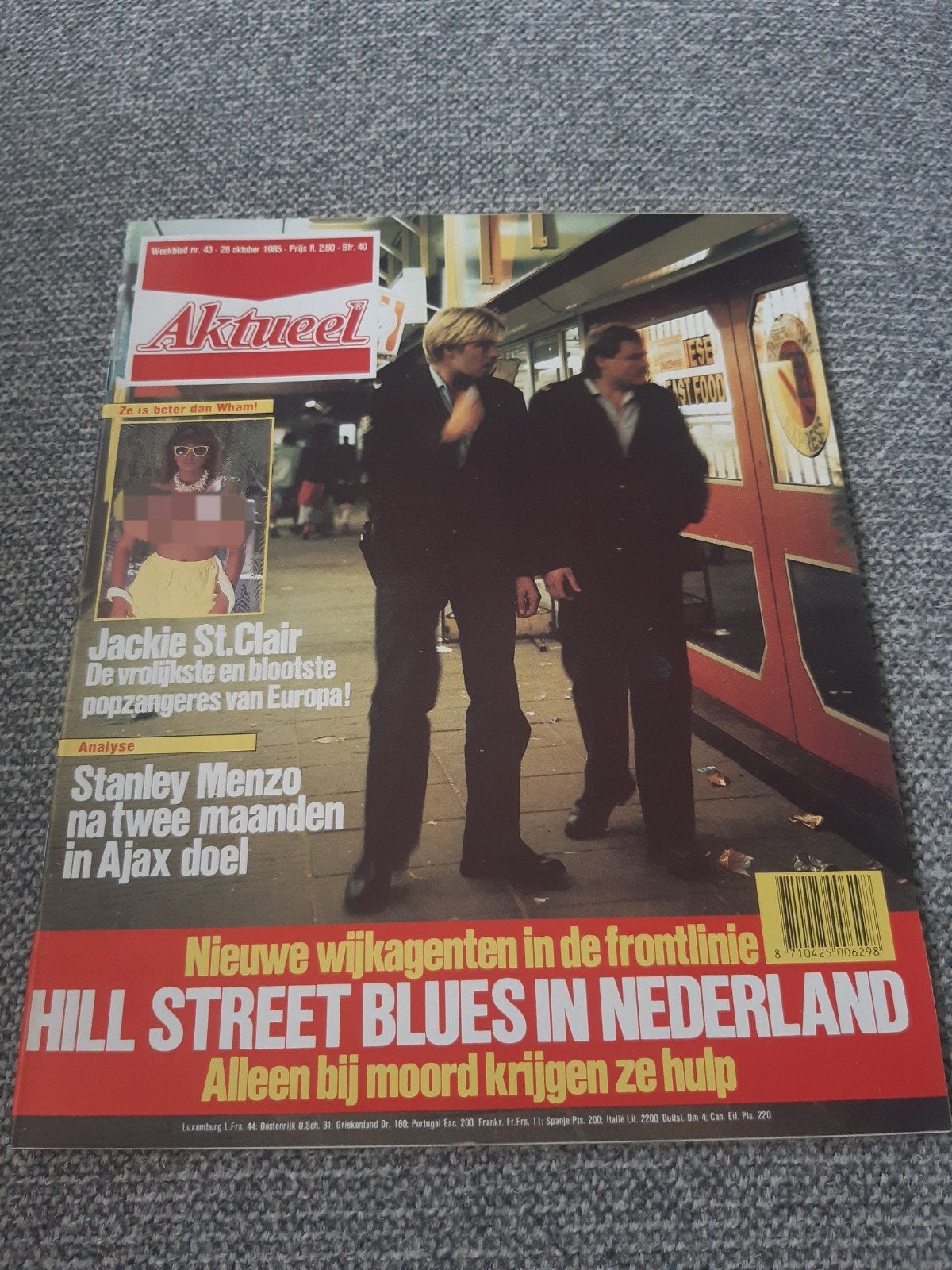 43.Aktueel 1985. Henny huisman. Michael Douglas. Tony Berk., Verzenden, 1980 tot heden, Tijdschrift