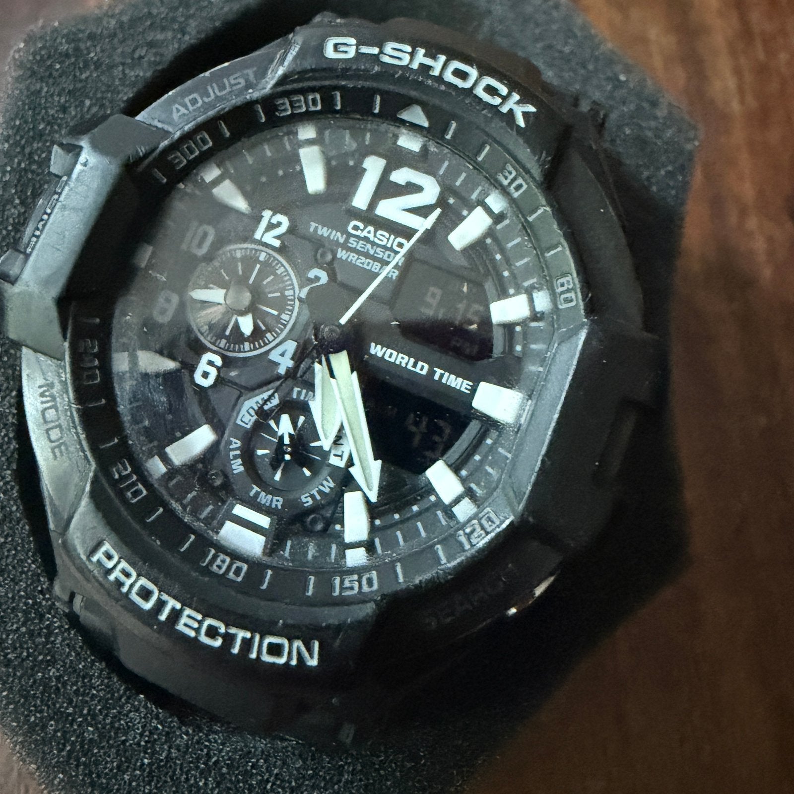 Casio G-SHOCK GA-1000 GRAVITYMASTER, Ophalen of Verzenden, Zo goed als nieuw, Kunststof, Casio