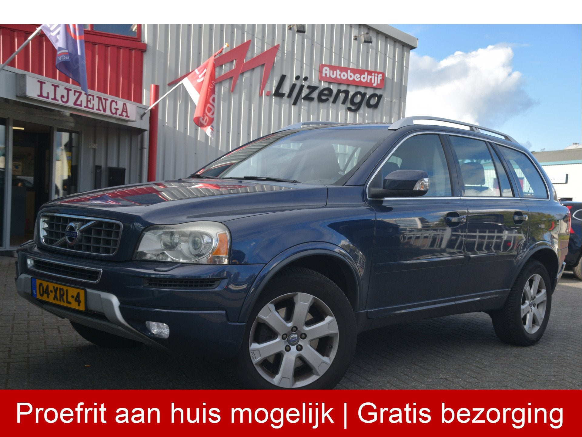 Volvo XC90 2.4 D5 Limited Edition Leer | LMV | Clima | Trekh, Euro 5, Gebruikt, Zwart, 7 stoelen
