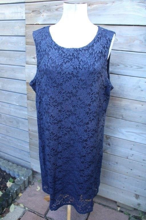 Jurk blauw kant Paprika mt XXL Nieuw Vaste prijs, Kleding | Dames, Blauw, Maat 46/48 (XL) of groter, Nieuw, Ophalen of Verzenden