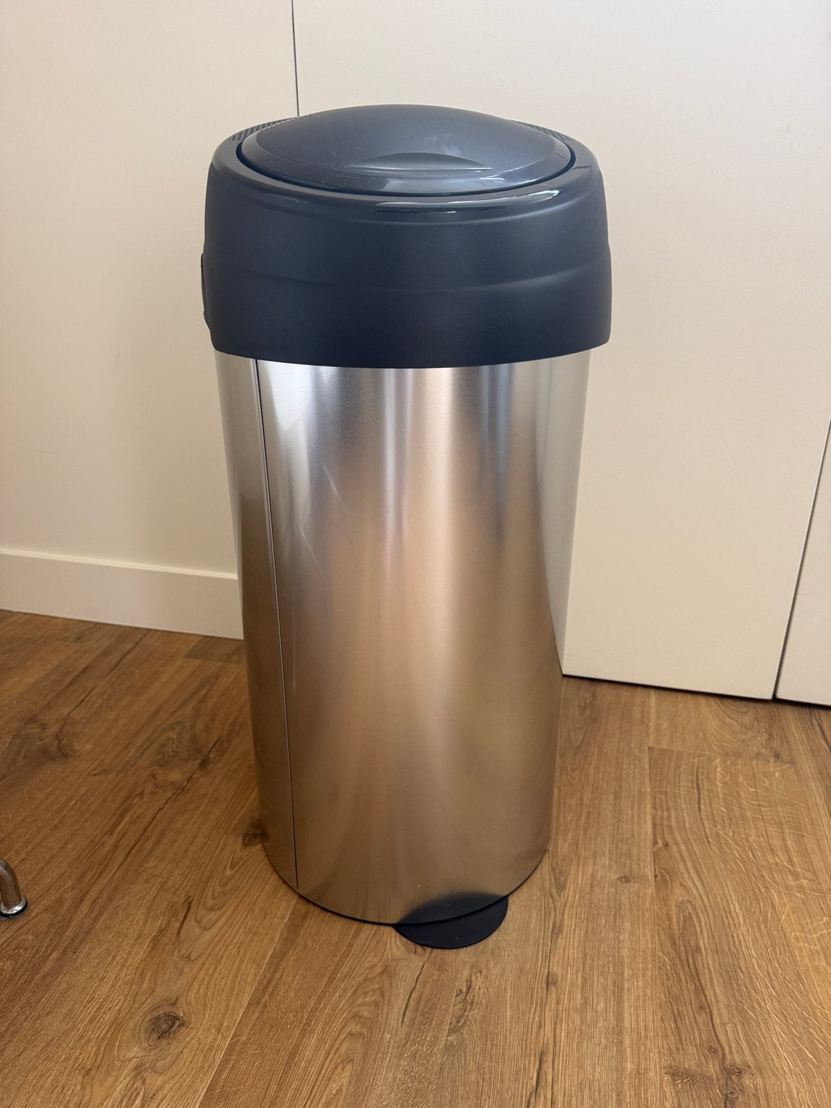 Grote RVS Pedaalemmer - Nieuwstaat, Ophalen, Met pedaal, Nieuw, 40 liter of meer
