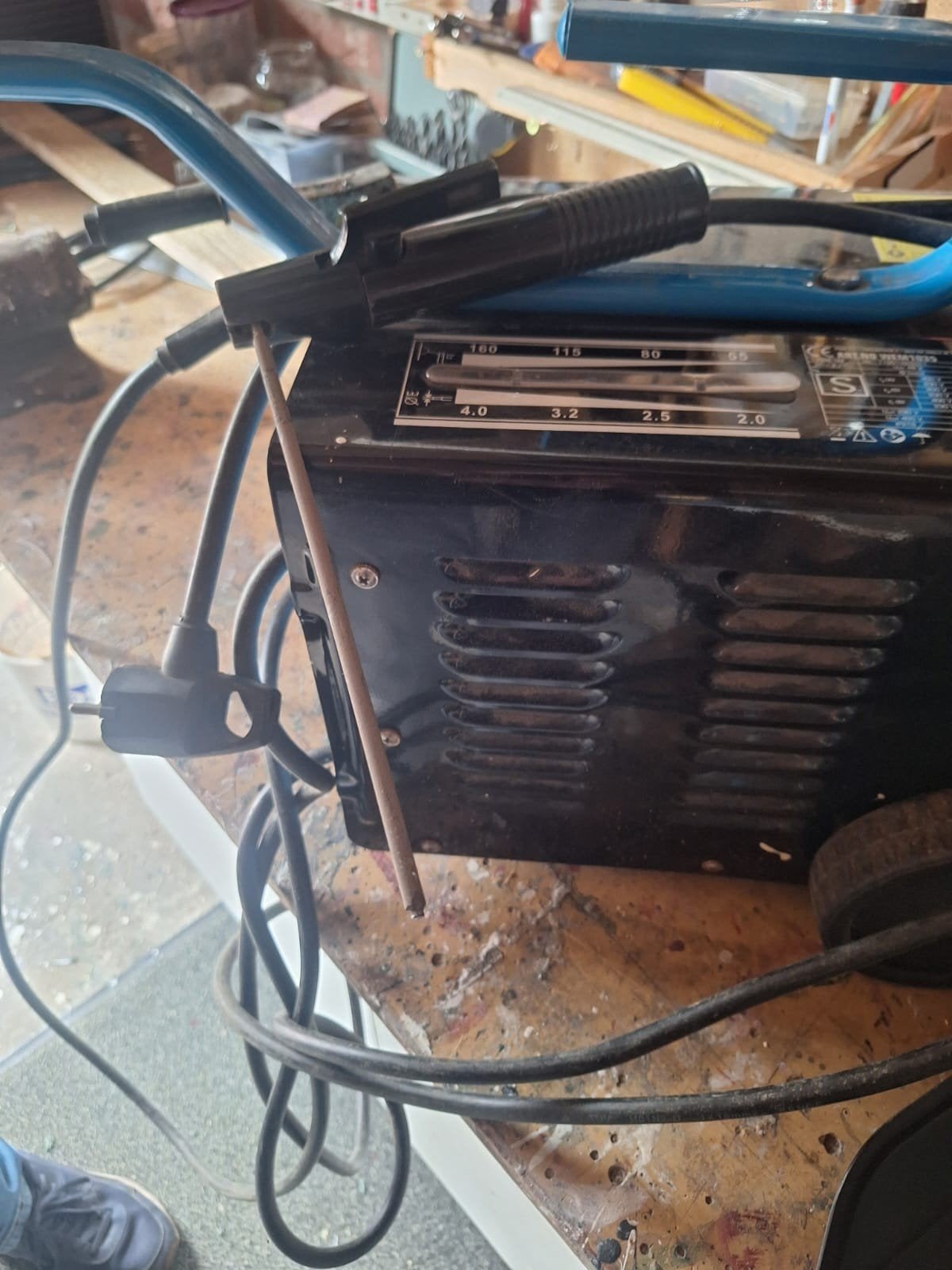 Lasapparaat, Ophalen, Elektroden