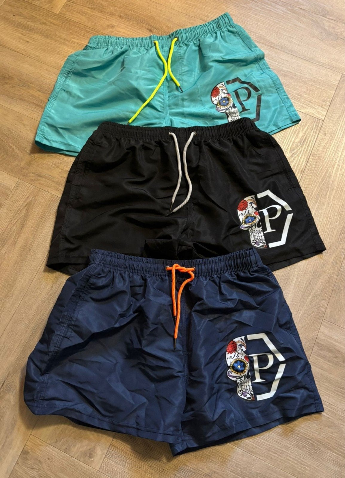 Philipp Plein en EA7 Zwembroeken - Maat XL, Blauw, Maat 56/58 (XL), Philipp Plein, EA7, Ophalen of Verzenden