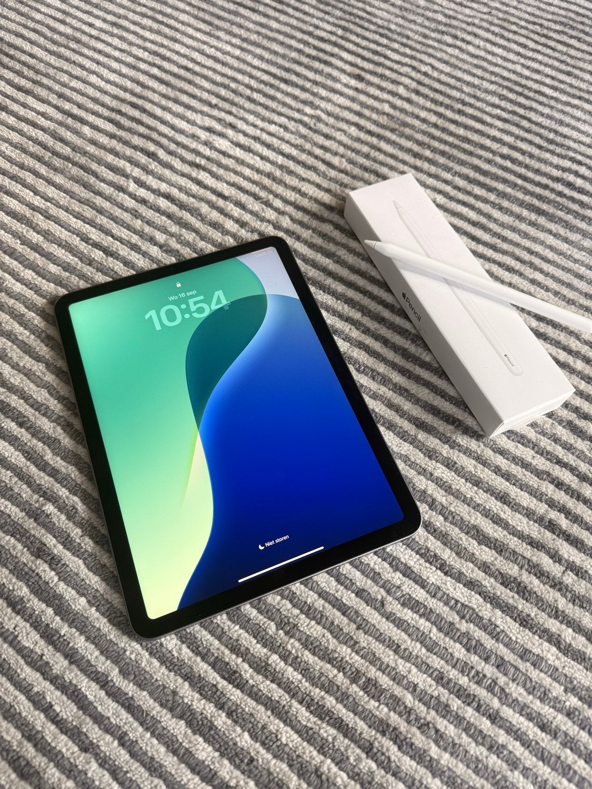 Apple iPad Air (5e generatie) 64GB Wi-Fi met Apple Pencil, Computers en Software, 10 inch, Blauw, Apple iPad Air, Ophalen of Verzenden