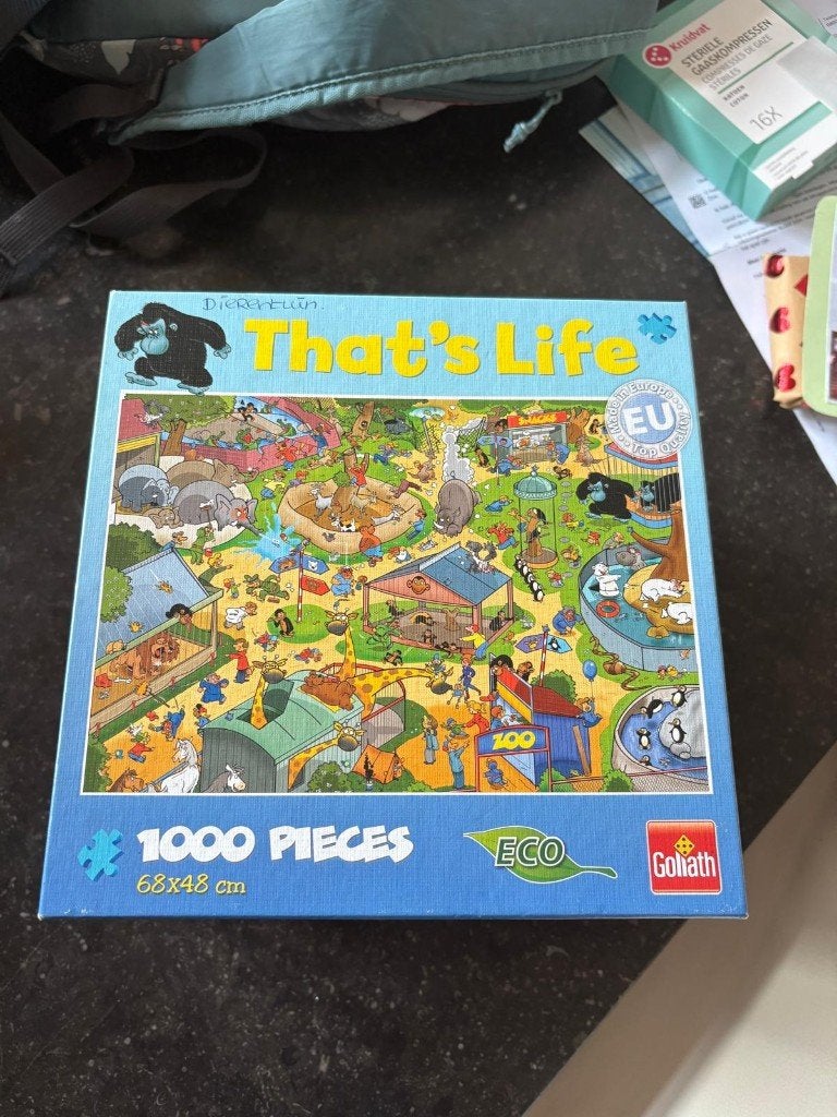 Dierentuin puzzel, Ophalen, 500 t/m 1500 stukjes, Gebruikt, Legpuzzel