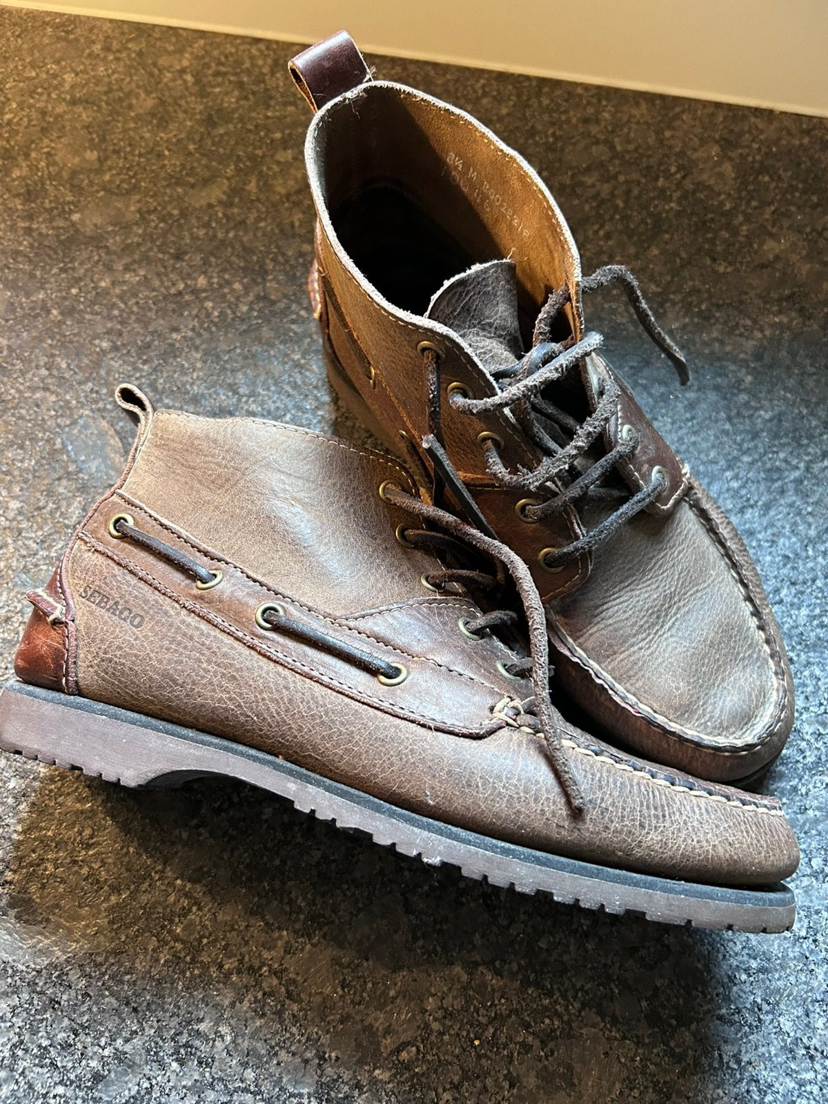 Sebago maar 42 half hoge schoenen., Ophalen of Verzenden, Zo goed als nieuw, Bruin