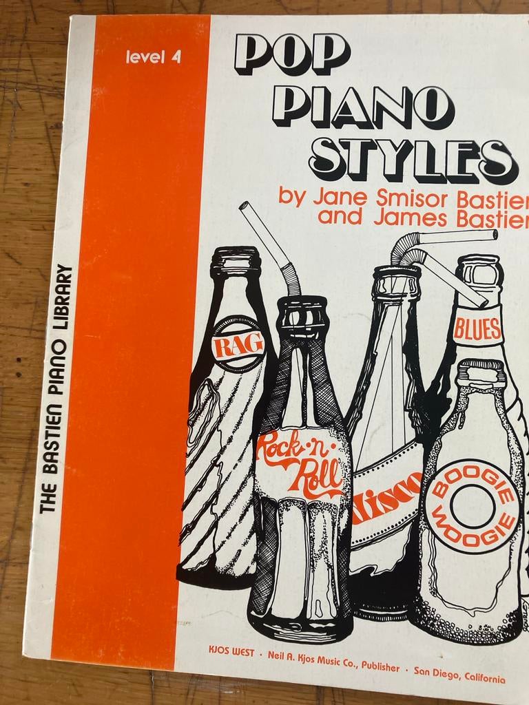 Pop Piano Styles - Level 4 bladmuziek, Gebruikt, Les of Cursus, Ophalen of Verzenden, Piano