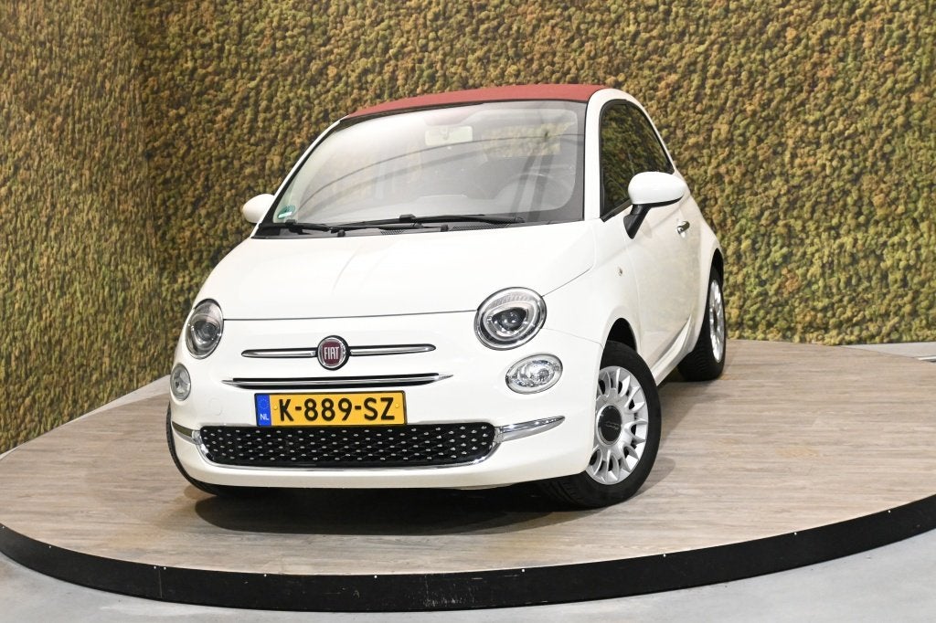Fiat 500C 1.2 Lounge Cabrio | Airco | PDC (bj 2015), Auto's, Voorwielaandrijving, Stof, Gebruikt, 4 cilinders