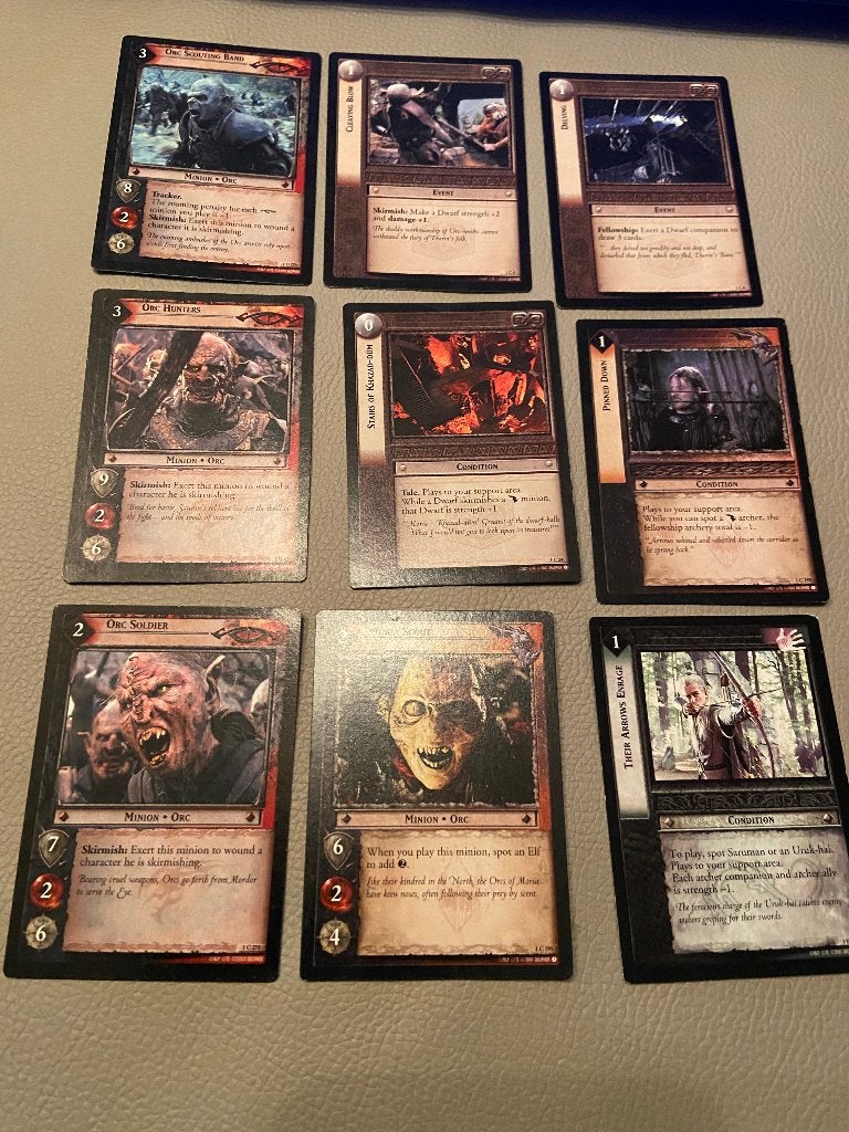 The lord of of the rings trading card game, Verzamelen, Lord of the Rings, Ophalen of Verzenden, Gebruikt, Overige typen