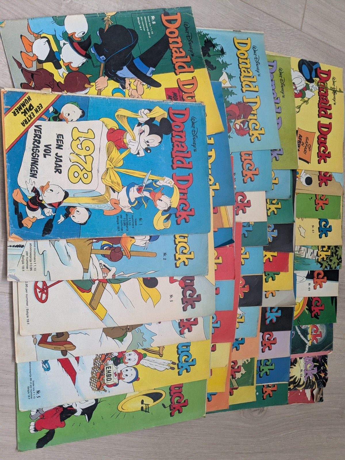 Donald Duck Jaargang 1978 - Serie, Meerdere stripboeken, Ophalen, Gelezen