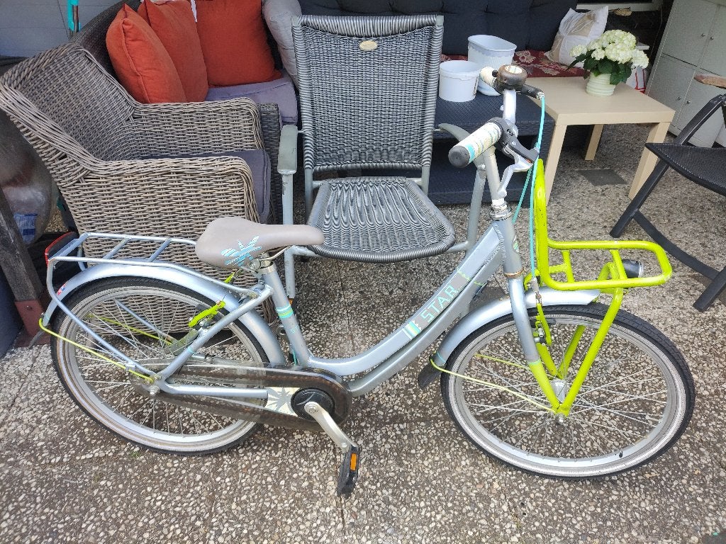 22 inch meisjes fiets, Ophalen, Gebruikt, 22 inch, Handrem