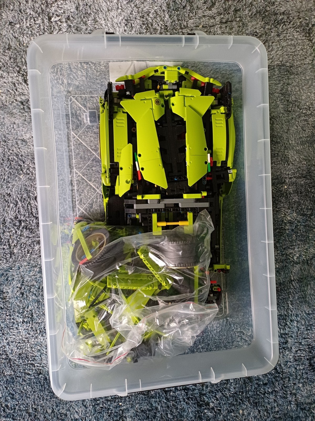 Lego technic Lamborghini, Ophalen, Zo goed als nieuw, Complete set, Compleet