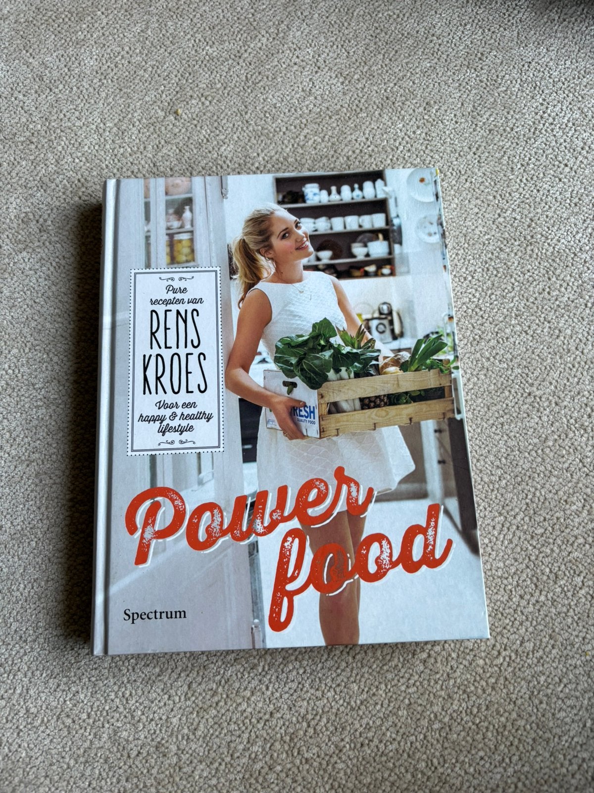 Power Food kookboek Rens Kroes, Ophalen of Verzenden, Zo goed als nieuw