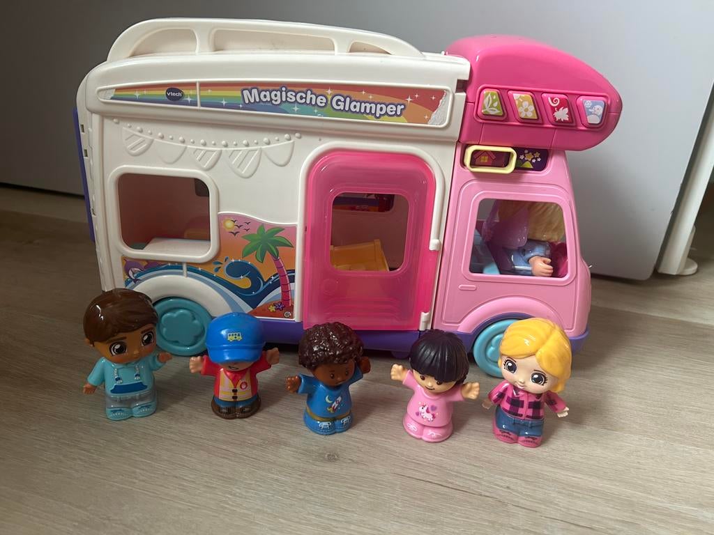 VTech Vrolijke Vriendjes Magische Glamper, Ophalen, Zo goed als nieuw, Poppenhuis
