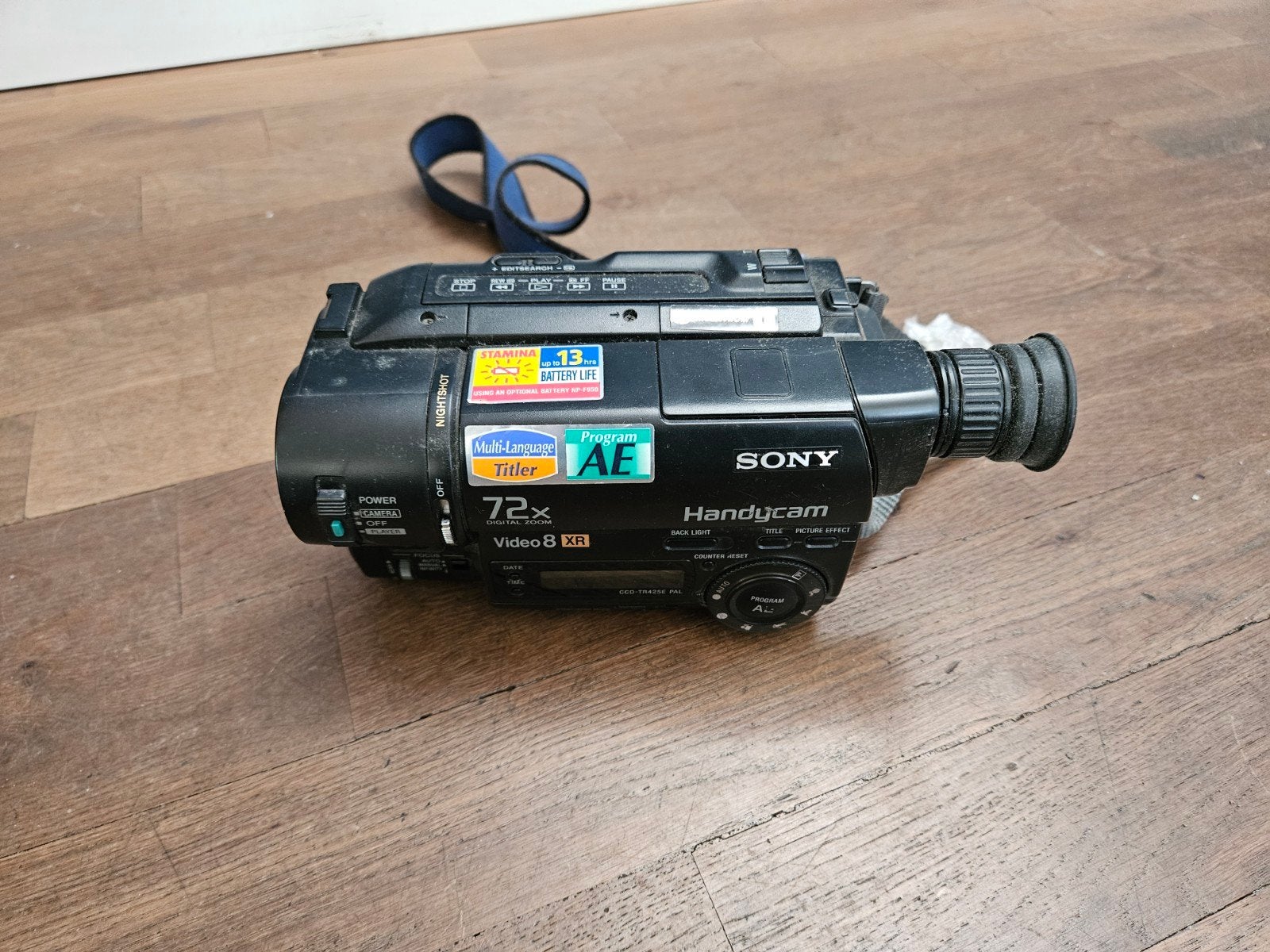 Sony Handycam CCD-TR425E, Audio, Tv en Foto, Videocamera's Analoog, Ophalen of Verzenden, 8mm, Camera