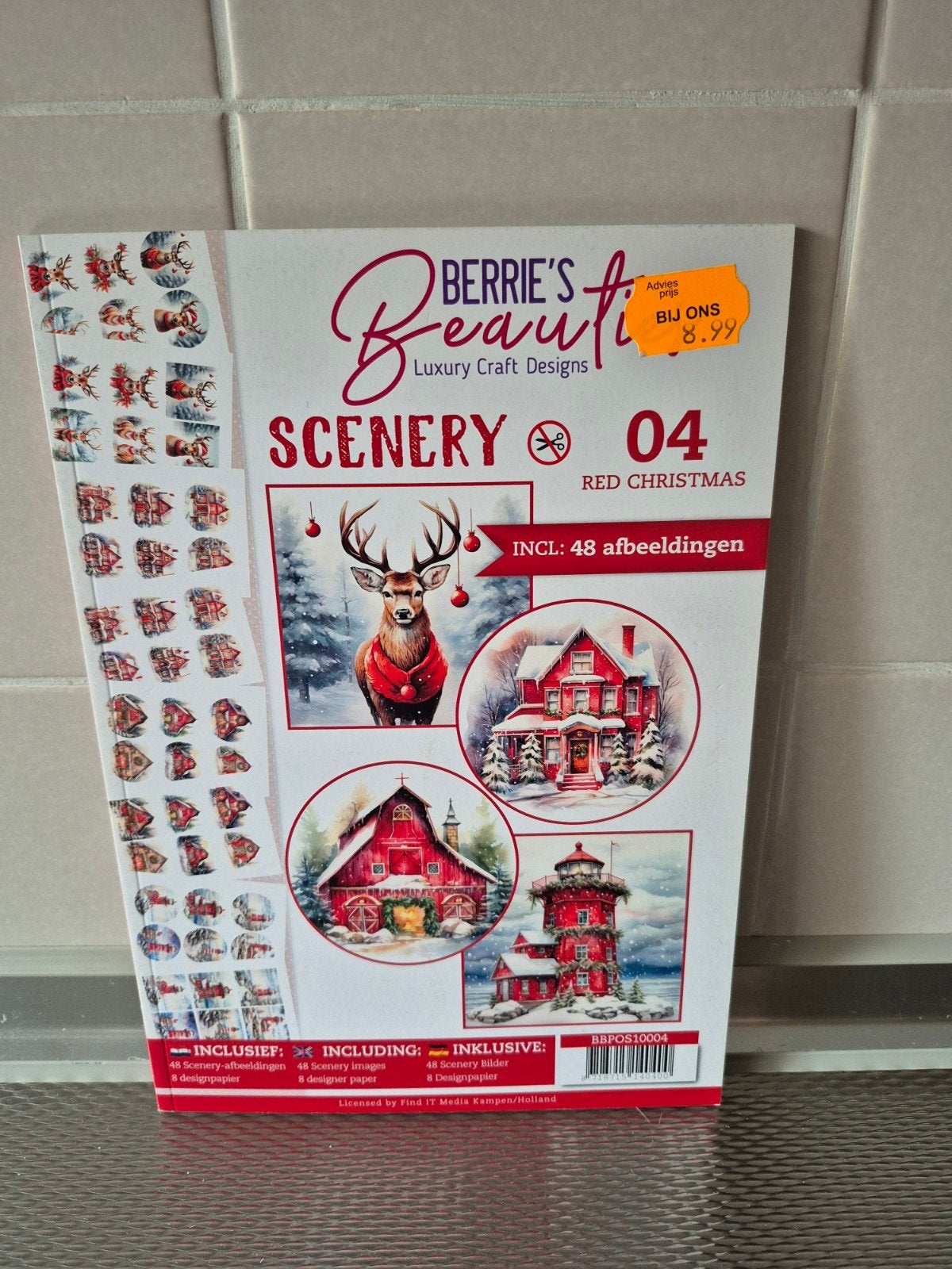 KAARTEN MAKEN UITDRUKBOEK NIEUW, Ophalen, Nieuw, Kerst, Overige typen