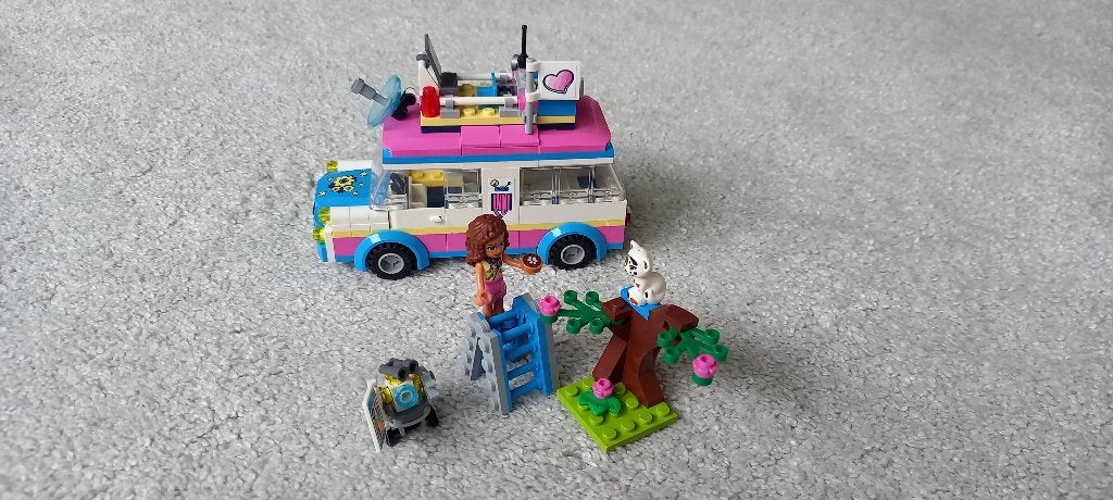 LEGO Friends Olivia's missievoertuig 41333 COMPLEET!, Lego, Compleet, Friends, Ophalen of Verzenden