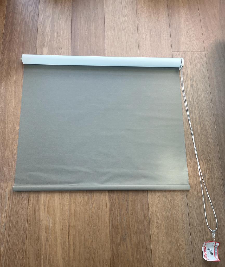Veneta Rolgordijn - Mushroom, Ophalen, Gebruikt, 100 tot 150 cm, Bruin