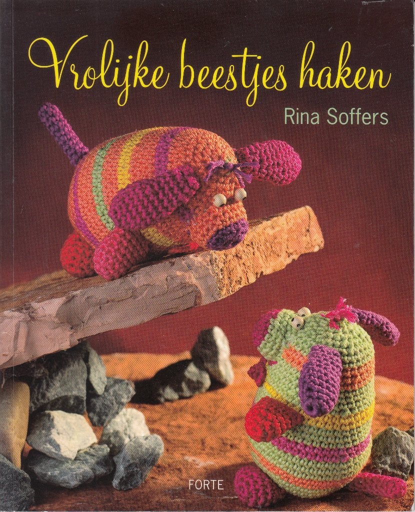 Vrolijke beestjes haken, Ophalen of Verzenden, Zo goed als nieuw, Haken, Patroon of Boek