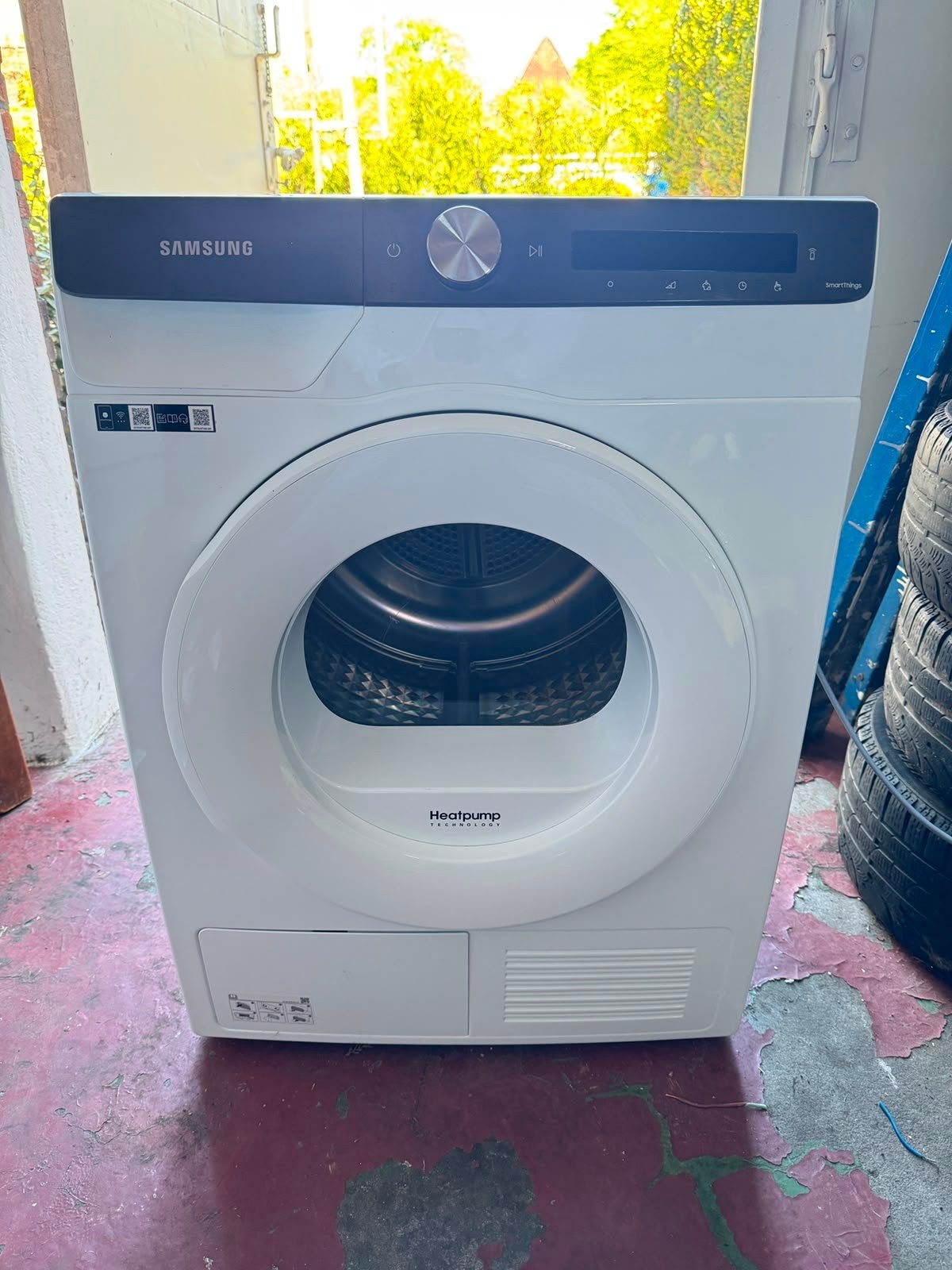 Samsung DV80T5220TT Warmtepompdroger - Gereviseerd, Witgoed en Apparatuur, Wasdrogers, Ophalen, 8 tot 10 kg, Refurbished, 85 tot 90 cm
