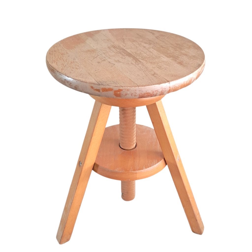 Vintage Ikea kruk Ringo jaren 80 draaikruk hout 1108, Huis en Inrichting, Krukjes, Gebruikt, -, Ikea, Ophalen of Verzenden