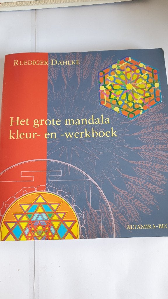 1112 het grote mandala kleur en werkboek - ruediger dahlke, Verzenden, Overige onderwerpen, Achtergrond en Informatie
