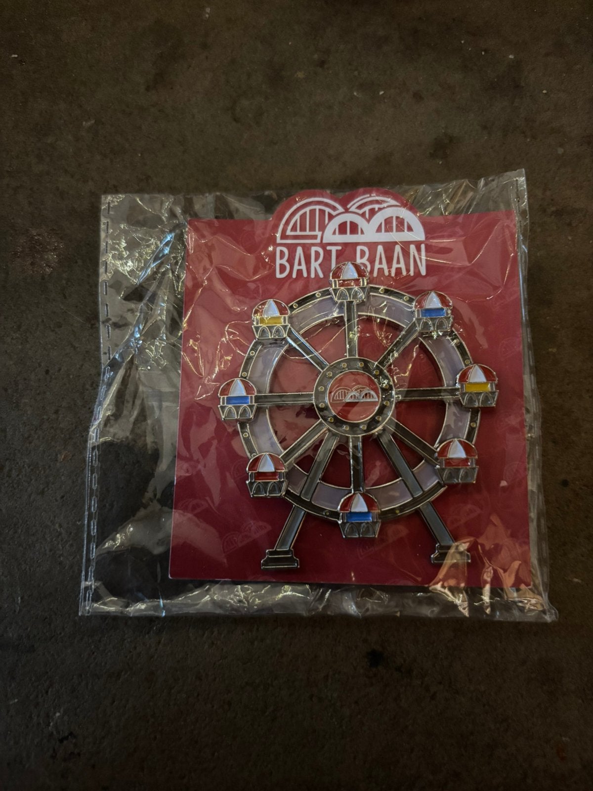 Bart Baan pin reuzenrad, Ophalen of Verzenden