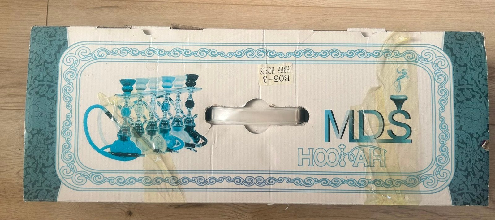 Nieuwe MDS Hookah Waterpijp - Compleet in Doos, Ophalen of Verzenden, Nieuw, (Water)pijp