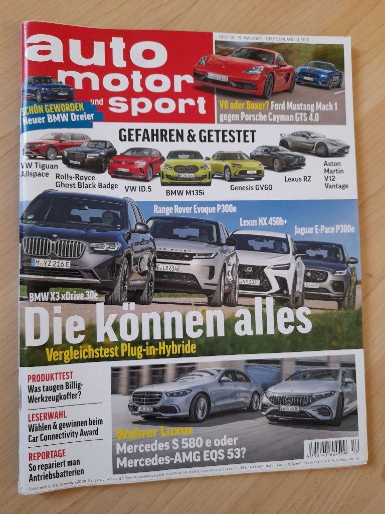TIJDSCHRIFT AUTO MOTOR SPORT 19 mei 2022 Duitstalig, Boeken, Ophalen of Verzenden, Zo goed als nieuw, Overige typen