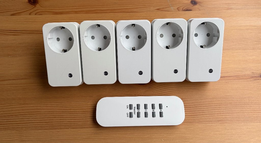 Schakelaarset | 5x stekkers met afstandsbediening, Doe-het-zelf en Verbouw, Elektra en Kabels, Ophalen, Zo goed als nieuw, Overige merken