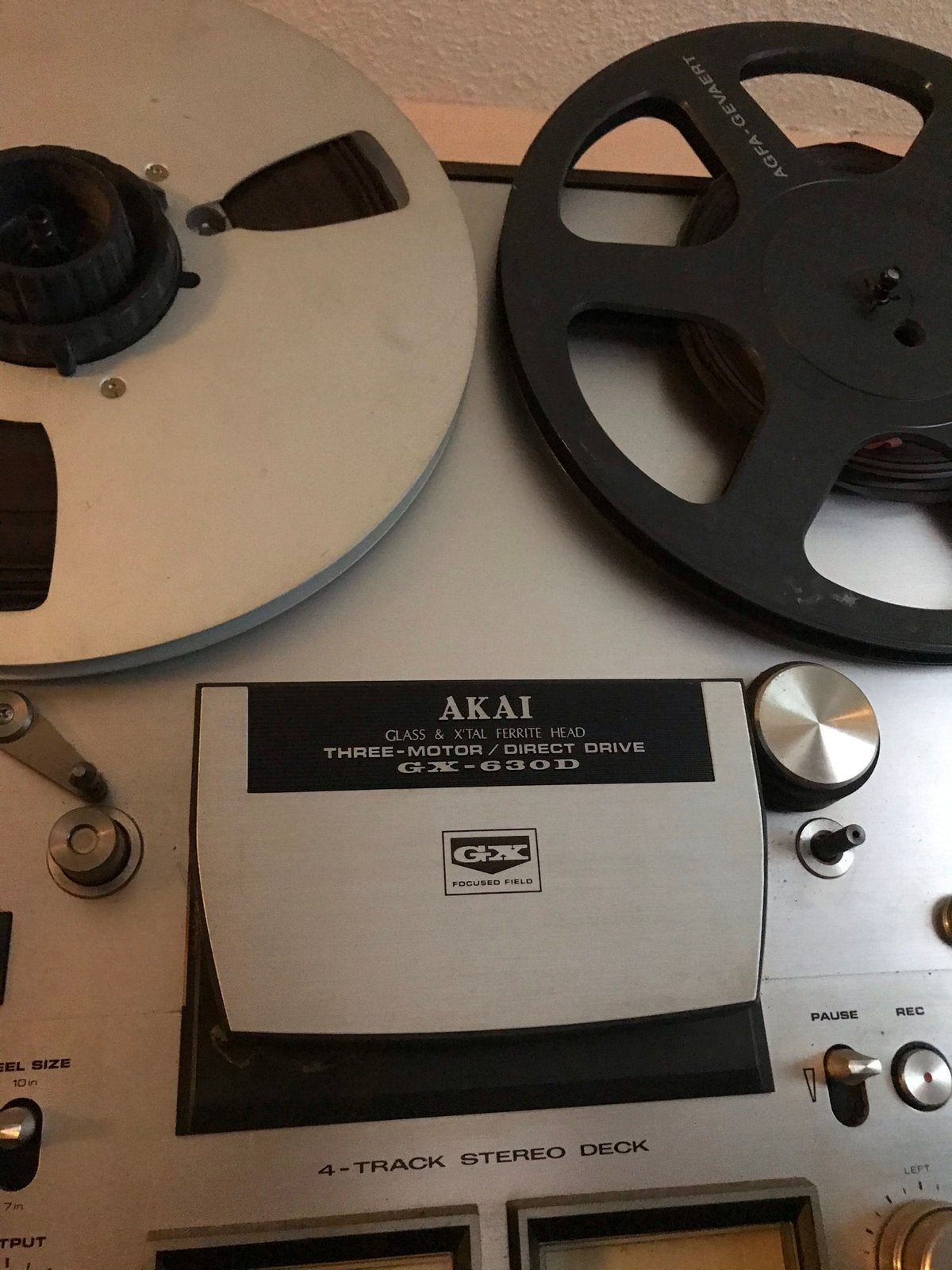 Akai GX-630D bandrecorder – getest – + banden, Ophalen, Bandrecorder