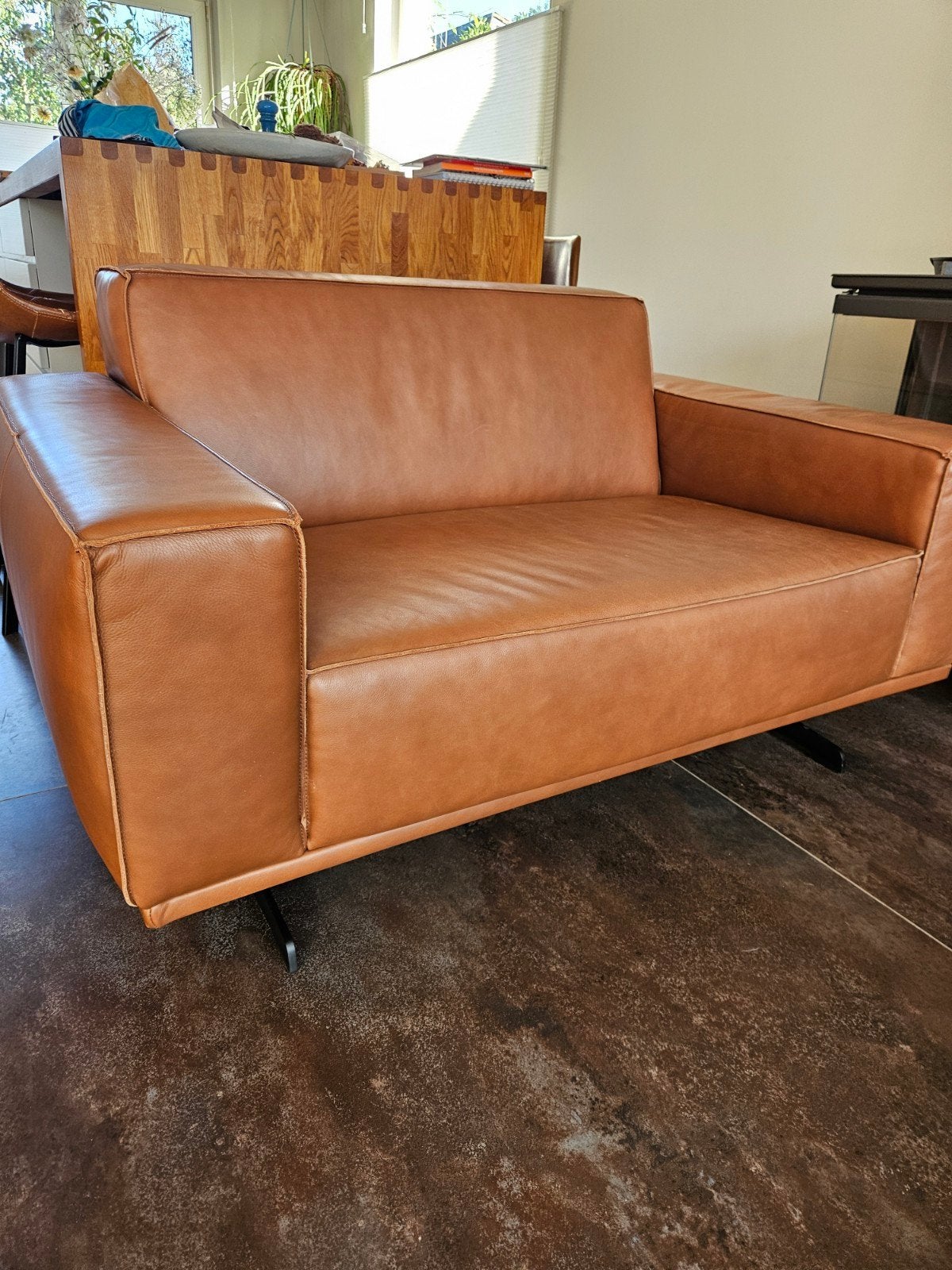 Leren Fauteuil - Zo goed als nieuw, Ophalen, Zo goed als nieuw, Modern, Leer