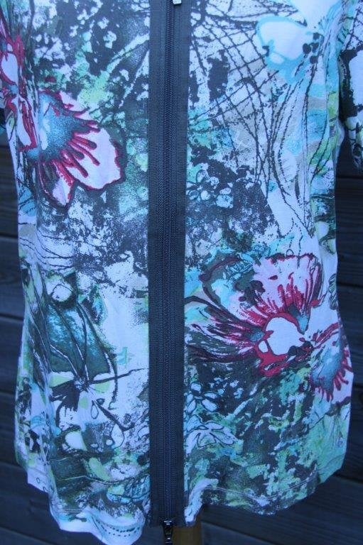 Vest kaki/ rood Gerry Weber mt 42 korte mouw Vaste prijs, Kleding | Dames, Truien en Vesten, Maat 42/44 (L), Ophalen of Verzenden