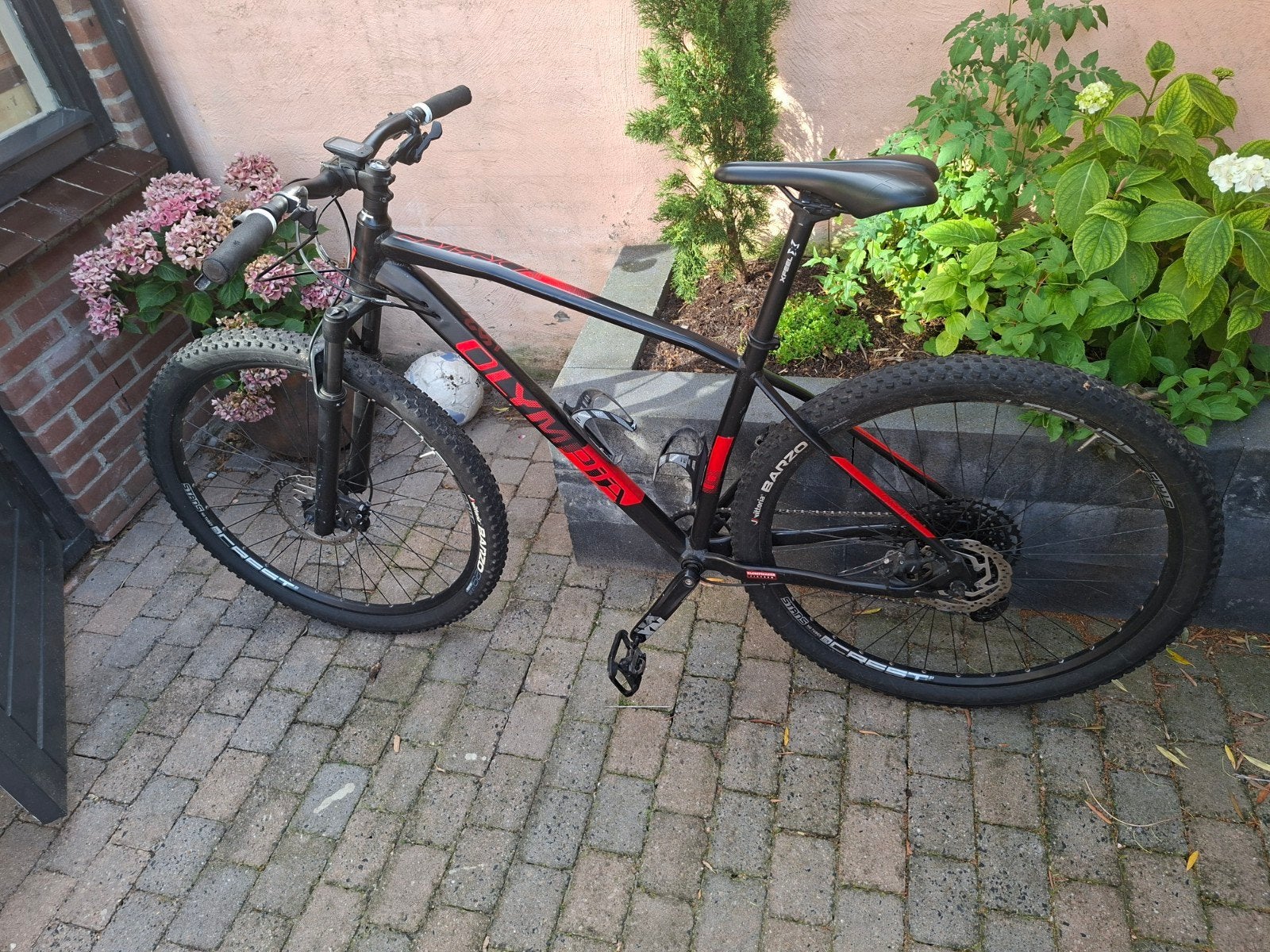 Olympia drake 29 inch Mountainbike, Gebruikt, 45 tot 49 cm, Schijfrem, Ophalen