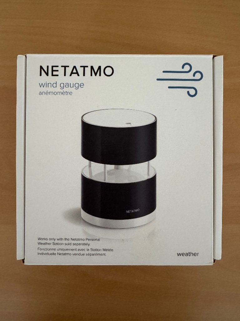 Netatmo Slimme Windmeter, Ophalen of Verzenden, Gebruikt, Weerstation
