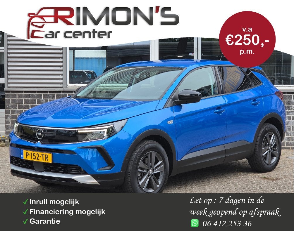 Opel Grandland 1.2 Turbo Business Edition Carplay 360 Camera, Auto's, Opel, Bedrijf, Te koop, Grandland, ABS, Achteruitrijcamera