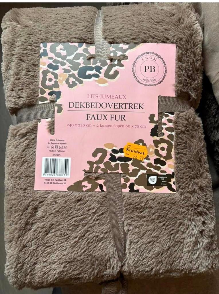 Patty brard dekbed overtrek 240/220, Huis en Inrichting, Slaapkamer | Beddengoed, Ophalen, Wit, Dekbedovertrek, Nieuw