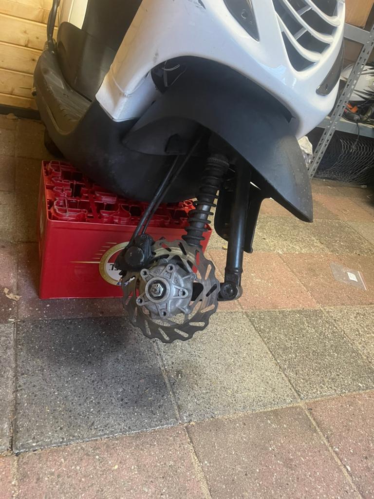 Zip sp vork omgelast, Fietsen en Brommers, Brommeronderdelen | Scooters, Ophalen of Verzenden, Gebruikt, Overige typen, Piaggio