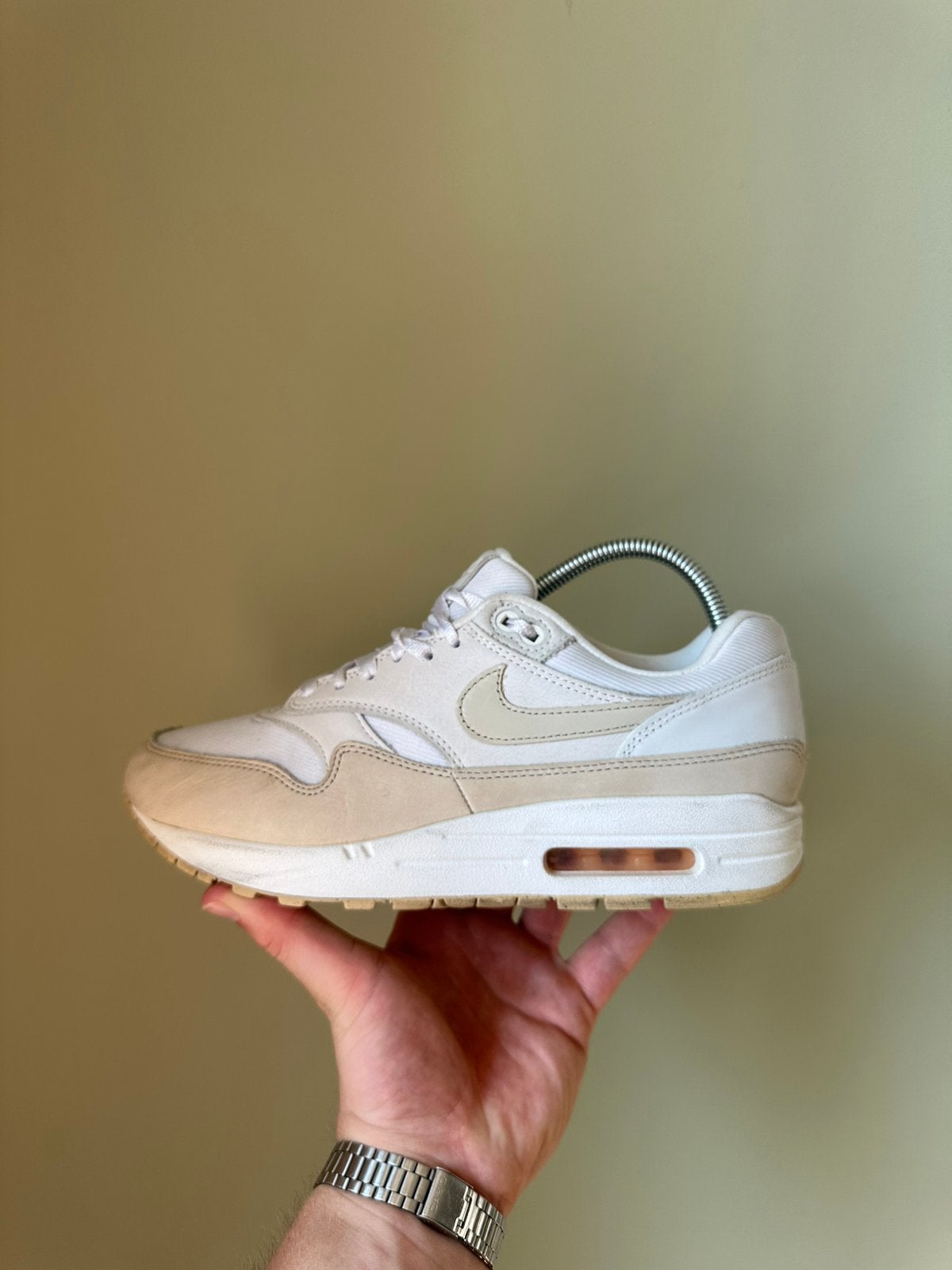 Nike Air Max 1 Sanddrift / 40,5, Overige kleuren, Ophalen of Verzenden, Sneakers of Gympen, Zo goed als nieuw