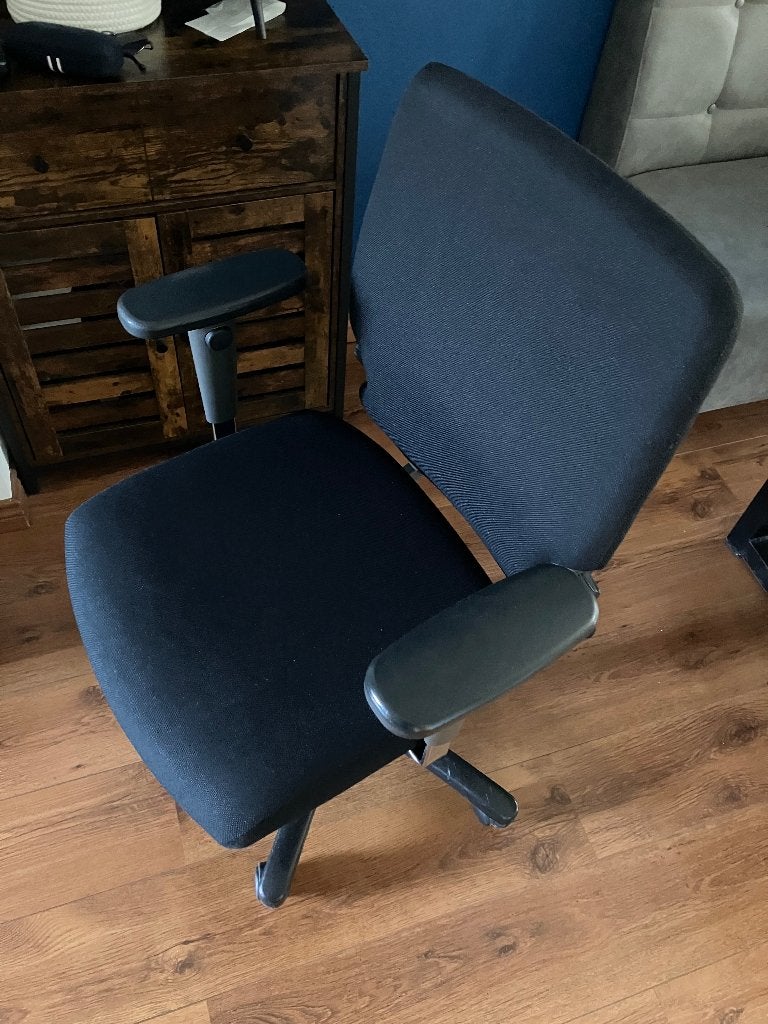 Ergonomische bureaustoel, Ophalen, Zwart, Zo goed als nieuw, Bureaustoel
