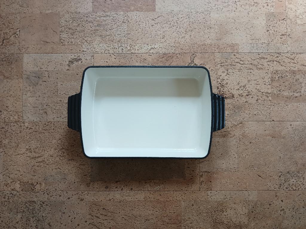 Ernesto braadslee gietijzer braadslede braadpan 32 x 22 cm, Ophalen of Verzenden, Zo goed als nieuw, Gietijzer, Koekenpan of Braadpan