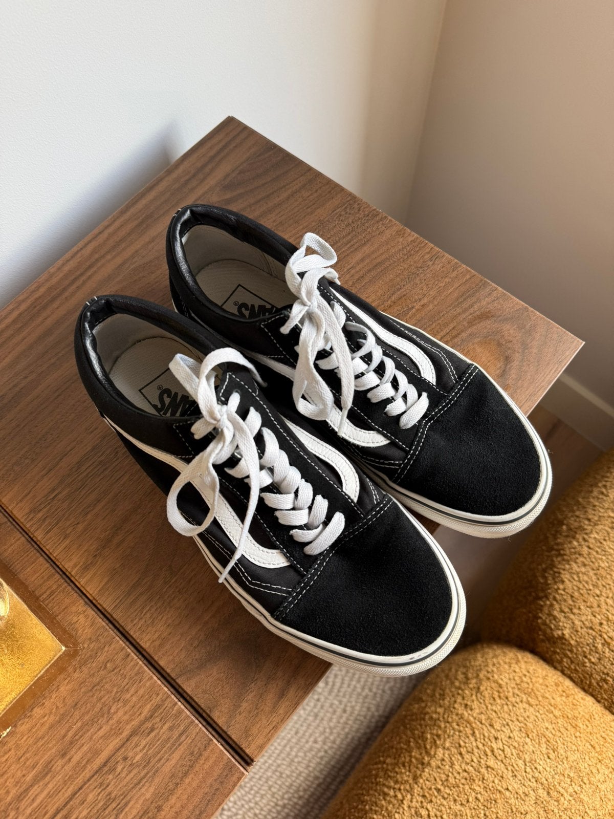 Vans Old Skool Black, Ophalen of Verzenden, Zo goed als nieuw, Zwart