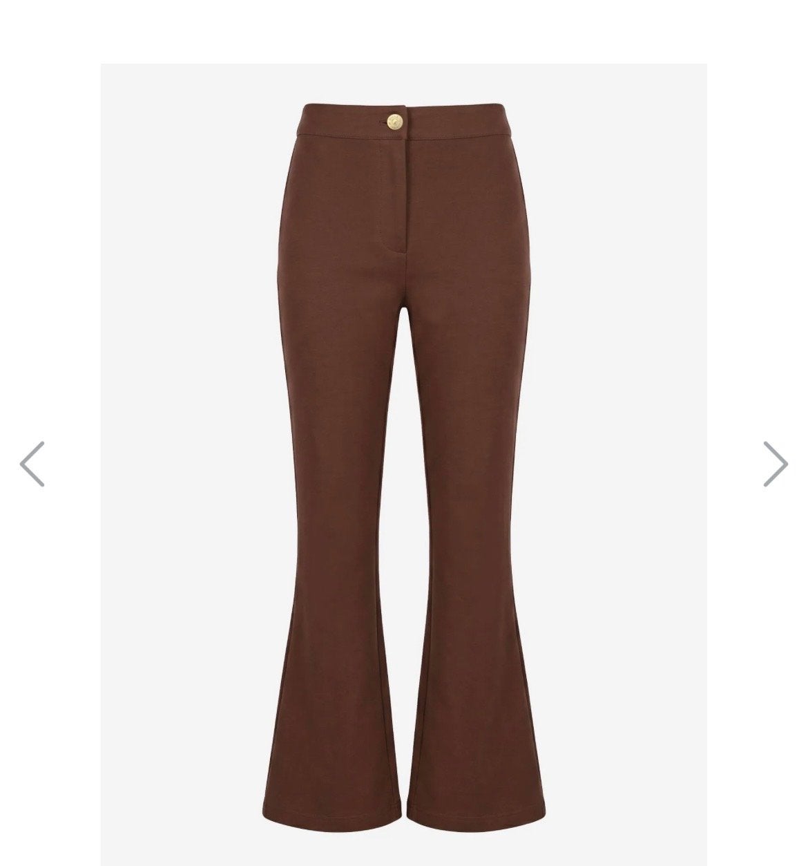 Nikkie Ruvato Pants - bruine Flared Pantalon - Maat 42 (XL), Kleding | Dames, Bruin, Maat 42/44 (L), Ophalen of Verzenden, Zo goed als nieuw