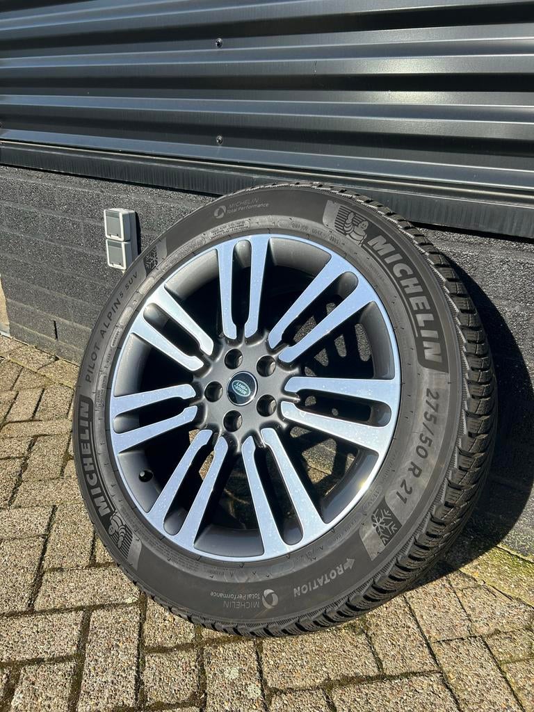 Range Rover wielenset met Michelin Pilot Alpin 5 Winterband, Auto-onderdelen, Banden en Velgen, Banden en Velgen, Winterbanden